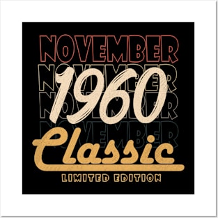 november 1960 birthday Posters and Art